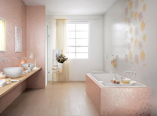 Фото по запросу Розовая ванная комната